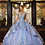 Thumbnail: Iridescent Crystal Beaded Quinceañera Dress 89331
