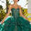 Thumbnail: Flounced Glitter Embroidered Quinceañera Dress 89352